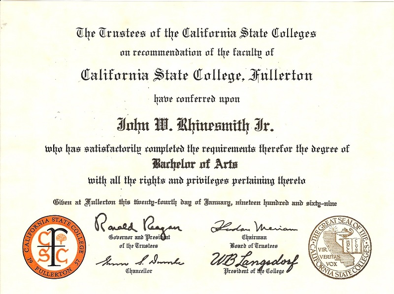 master of business administration John W. Rhinesmith Jr.